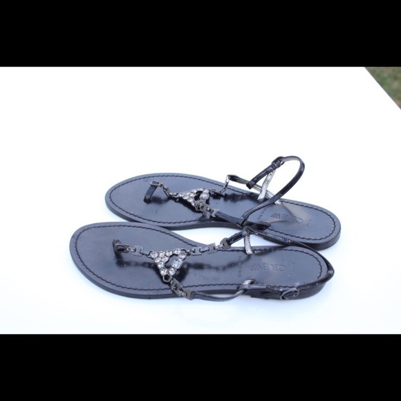 J. Crew jeweled Capri sandals - Picture 4 of 6
